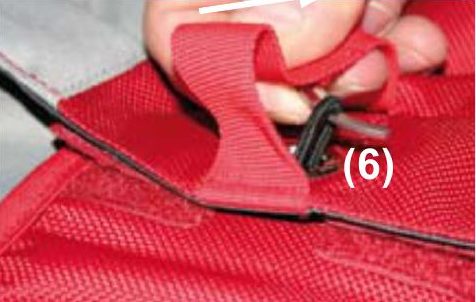 Splint am Powderbag